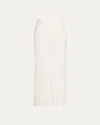 Anemos Bias-cut Stretch Twill Maxi Skirt