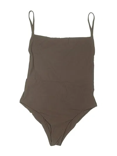 Pre-owned Anemos Bodysuit In Brown