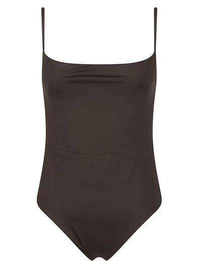 Anemos Brown The Square Neck Swimsuit