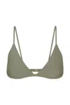 Anemos Classic Triangle Bikini Top In Laurel