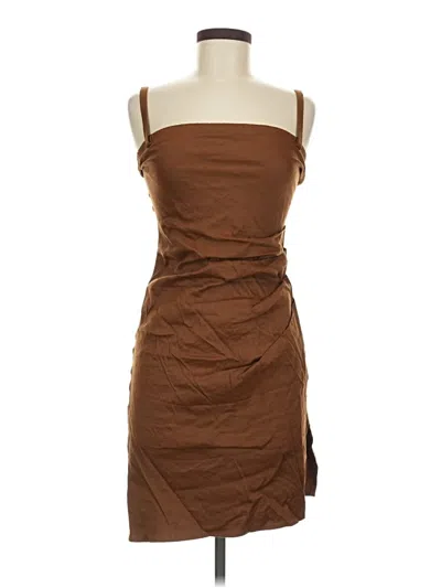 Pre-owned Anemos Cocktail Dress In Brown