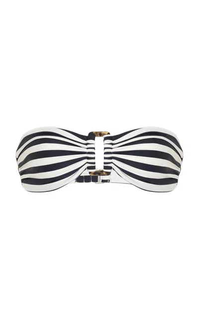 Anemos Exclusive Bandeau Bikini Top In Stripe
