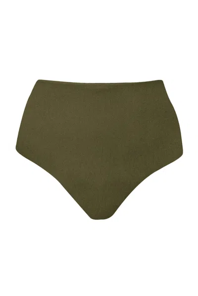 Anemos High-waist Bikini Bottom In Green