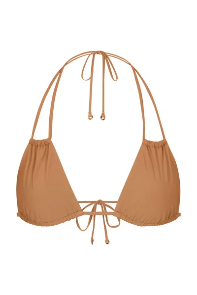 Anemos Jane Bikini Top In Brown