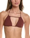 Anemos The Wrap Triangle Bikini Top In Brown