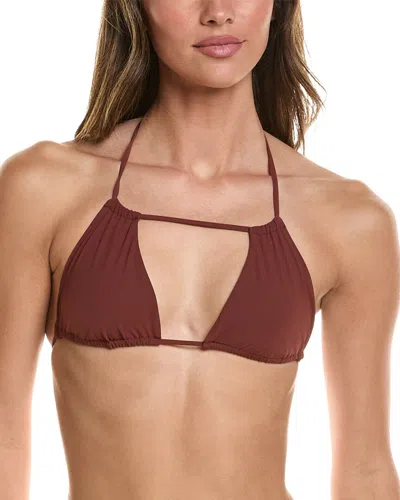 Anemos Jane Bikini Top In Brown