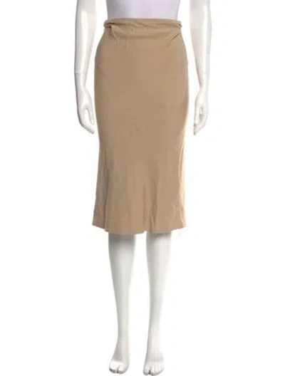 Pre-owned Anemos Knee-length Skirt In Neutral