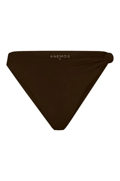 Anemos Knot Asymmetric Midi Bikini Bottom In Multi