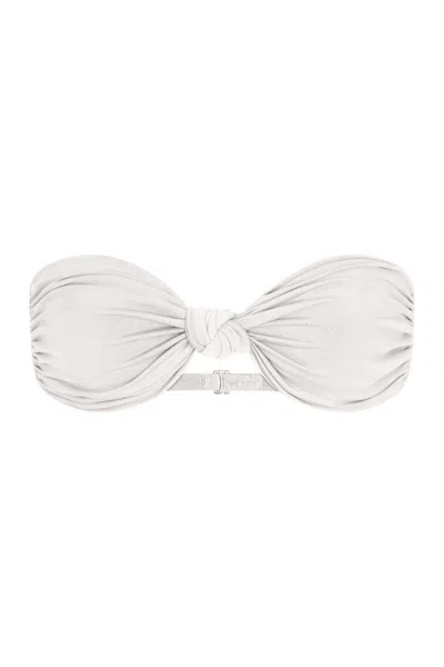 Anemos Knot Bandeau Bikini Top In Multi