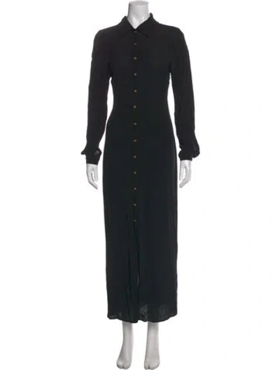 Pre-owned Anemos Long Dress In Blue