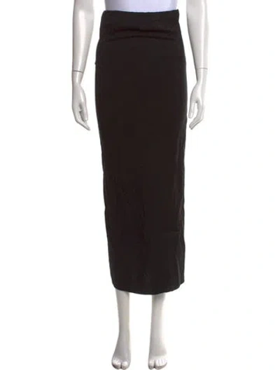 Pre-owned Anemos Long Skirt In Black