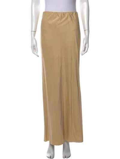 Pre-owned Anemos Long Skirt In Neutrals