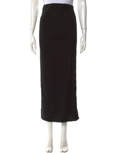 Pre-owned Anemos Long Skirt W/ Tags In Black