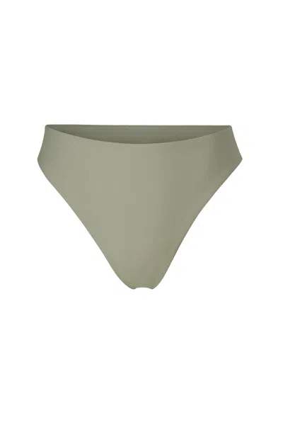 Anemos Midi High-cut Bikini Bottom In Laurel