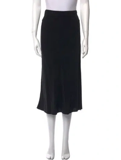 Pre-owned Anemos Midi Length Skirt In Black