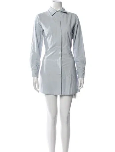 Pre-owned Anemos Mini Dress In Blue