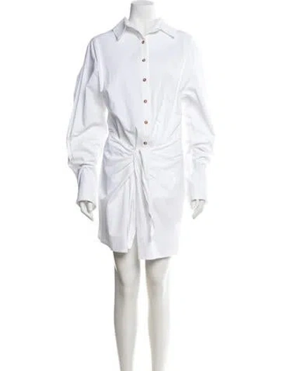 Pre-owned Anemos Mini Dress W/ Tags In White