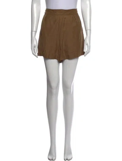 Pre-owned Anemos Mini Shorts In Brown