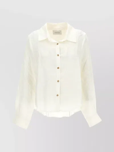 Anemos Phillips Button Down Shirt In White