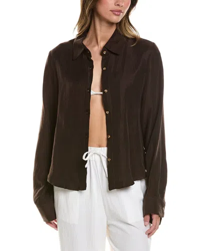 Anemos Phillips Button-down Shirt In Black