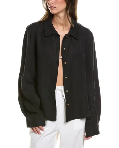 Anemos Phillips Button-down Shirt In Black