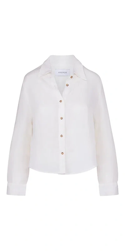 Anemos Phillips Long Sleeve Linen Button-down Shirt