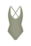 Anemos Preorder: Plunging One-piece In Laurel
