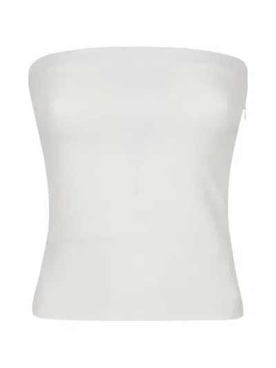 Anemos The Ritts Strapless Fitted Top In White