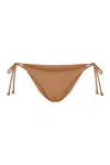Anemos String Tie Bikini Bottom In Brown