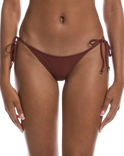 Anemos String Tie Bikini Bottom In Brown