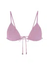 Anemos String Triangle Bikini Top In Orchid