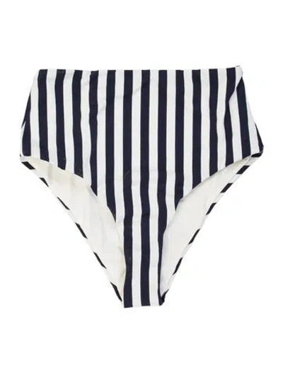 Pre-owned Anemos Striped Bottoms W/ Tags In Purple