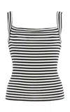 Anemos Striped Square-neck Tank Top