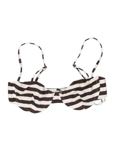 Pre-owned Anemos Striped Top In Multicolor