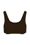 Anemos Tankini Bikini Top In Brown