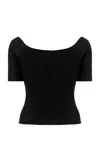 Anemos The Carolyn Off-the-shoulder Top In Black