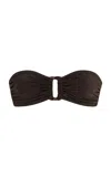 Anemos The High-waist Cheeky Bikini Bottom In Brown