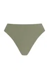 Anemos The Midi High-cut Bikini Bottom In Green
