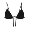 Anemos String Triangle Bikini Top In Black