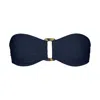 Anemos Tortoise Bandeau Bikini Top In Navy