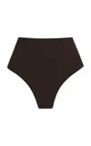 Anemos Tortoise-ring Bandeau Bikini Top In Brown