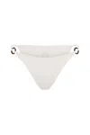 Anemos Tortoise Ring String Tie Bikini Bottom In White