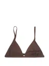 Anemos Triangle Bikini Top In Brown