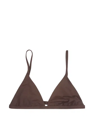 Anemos Triangle Bikini Top In Brown
