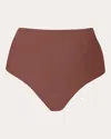 Anemos The High-waist Bikini Bottom In Brown