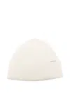 Anerkjendt Ribbed Cotton Beanie In White