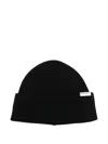 Anerkjendt Ribbed Wool Hat In Gold