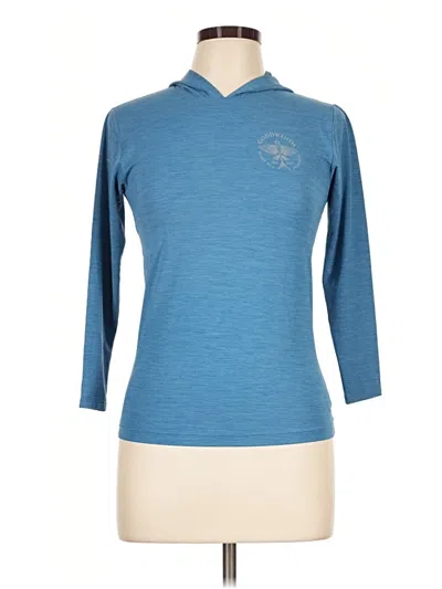 Pre-owned Anetik 3/4 Sleeve T-shirt In Blue