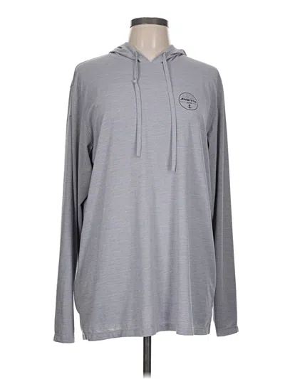 Pre-owned Anetik Pullover Hoodie In Gray