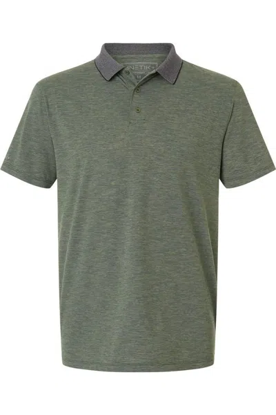 Anetik Transit Tech Polo In Green